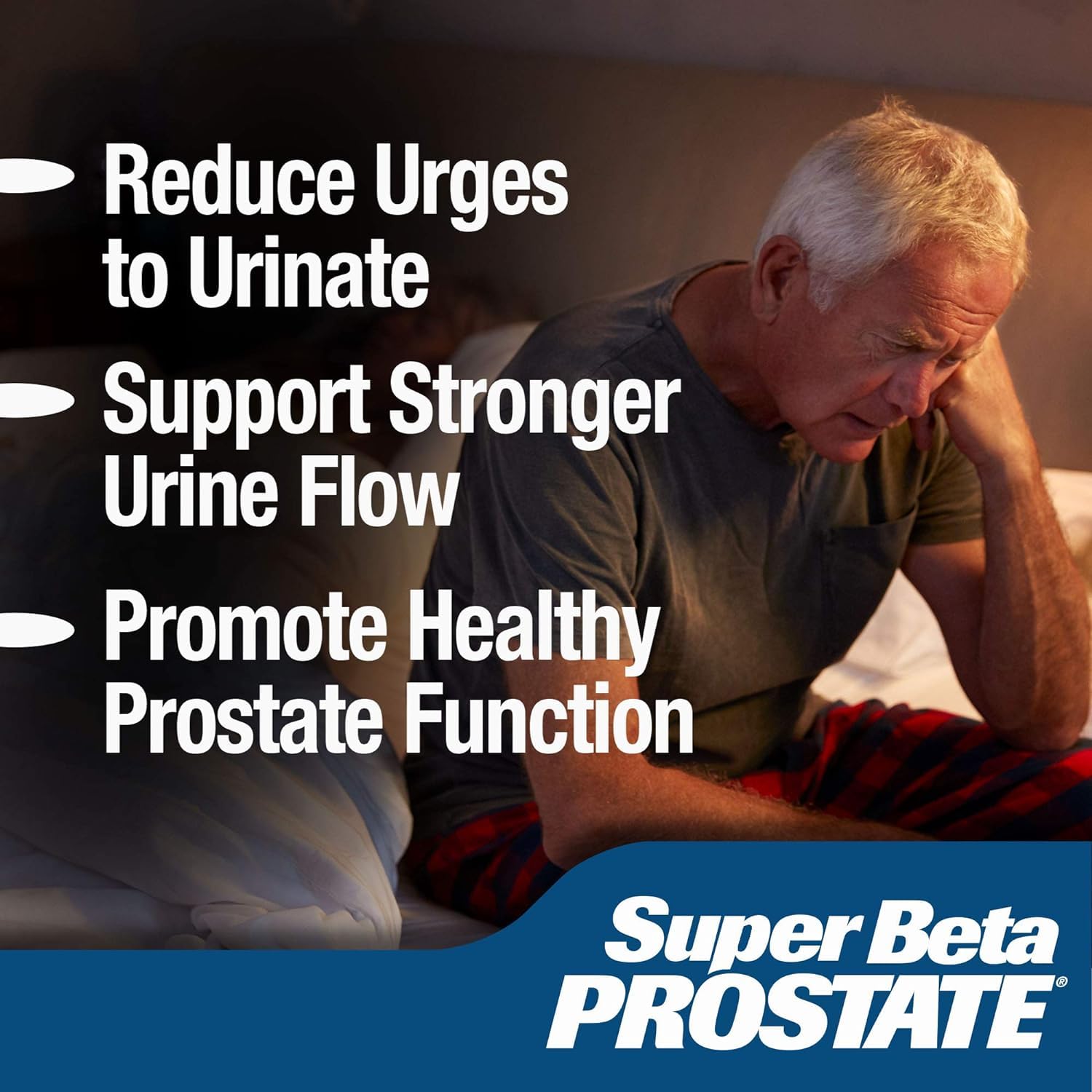 SUPER BETA PROSTATE detalle de ingredientes destacando beta-sitosterol