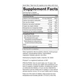 SUPER BETA PROSTATE etiqueta nutricional clara con lista de ingredientes clave