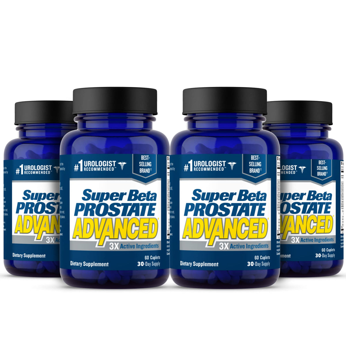 SUPER BETA PROSTATE vista frontal del envase mostrando la marca y beneficios