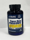 SUPER BETA PROSTATE primer plano de textura del caplet para calidad percibida