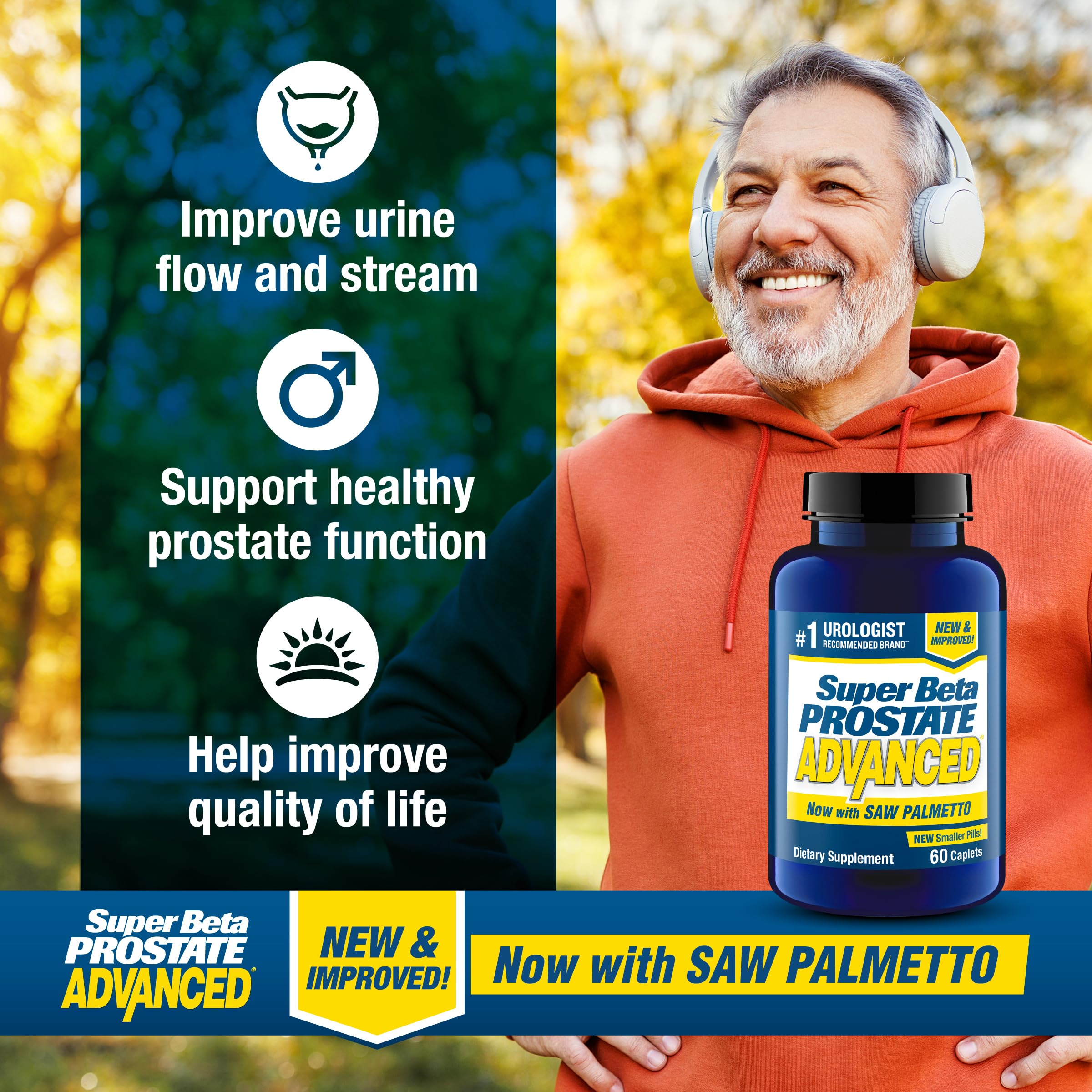 SUPER BETA PROSTATE primer plano de una cápsula, muestra su textura y calidad