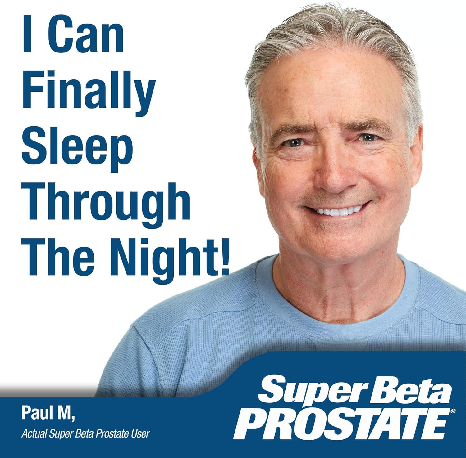 SUPER BETA PROSTATE uso nocturno escena que sugiere mejor descanso