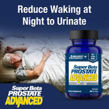 SUPER BETA PROSTATE hombre descansando de noche ilustrando soporte del sueño