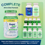 SUPER JOINT SUPPORT polvo de ingredientes naturales enfatizando pureza