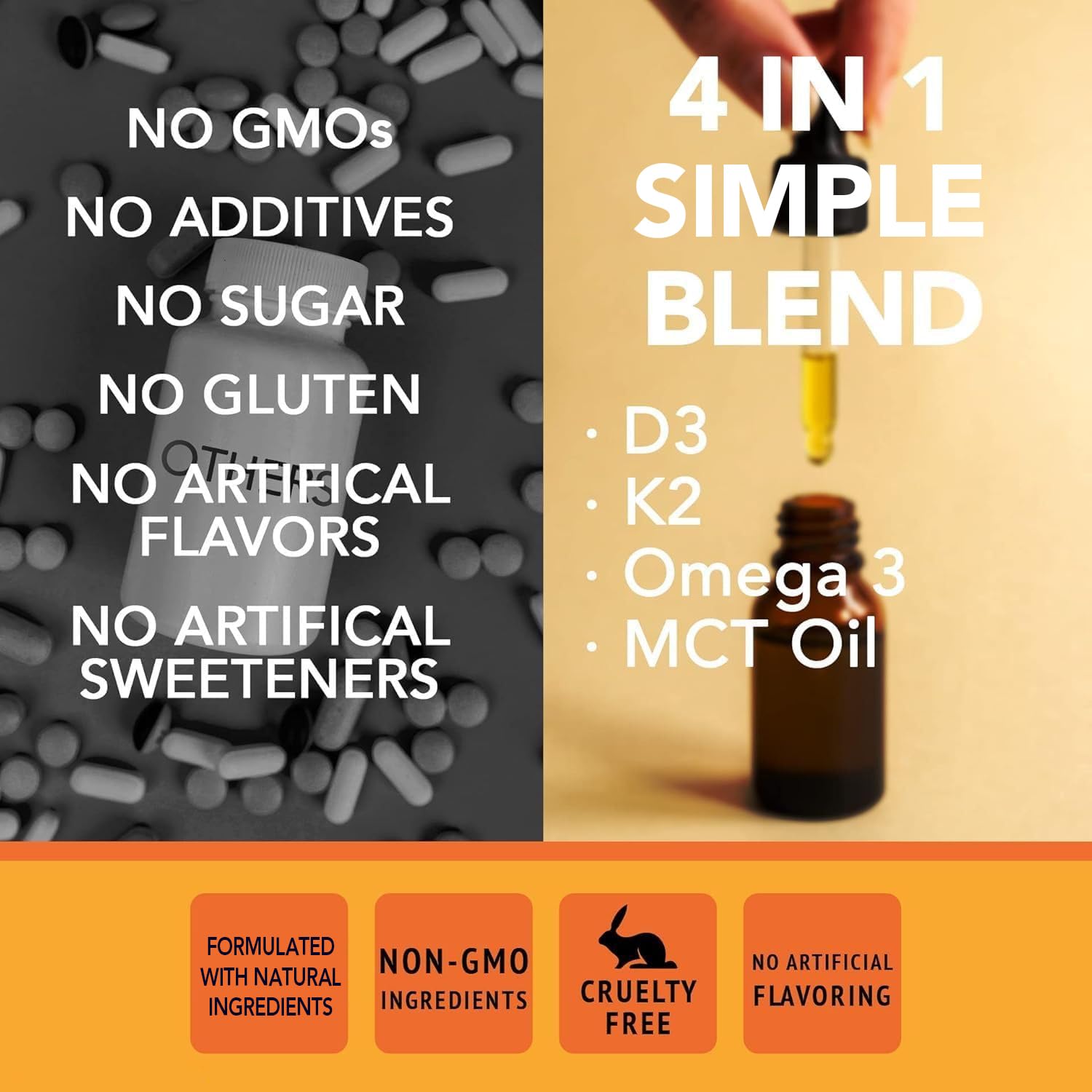 Super Natural Goods uso sublingual demostrando aplicación sencilla y rápida