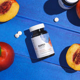 SUPER TEETH etiqueta con ingredientes y cepas BLIS K12 M18 visible y legible