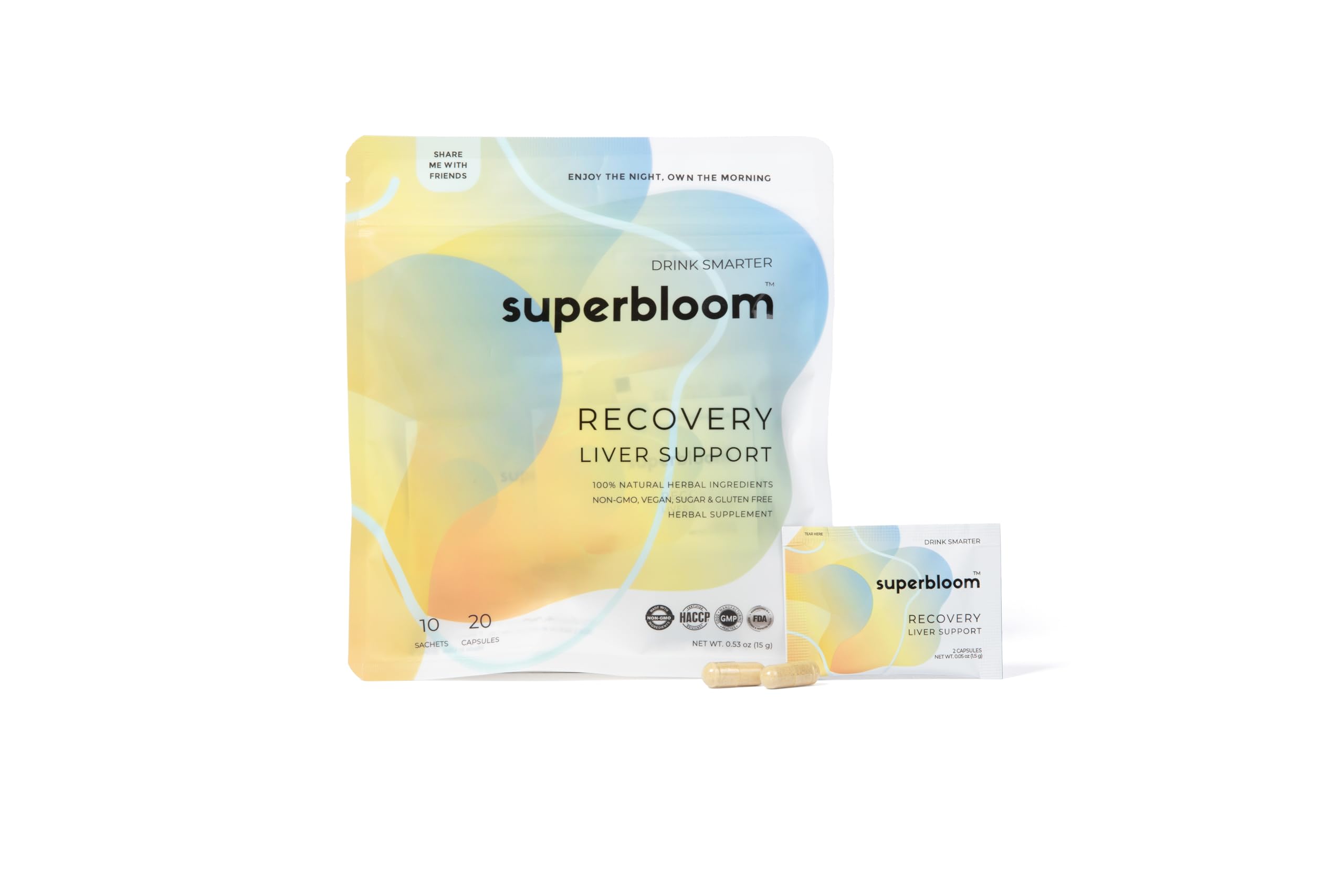 superbloom envase frontal mostrando marca y beneficios claros