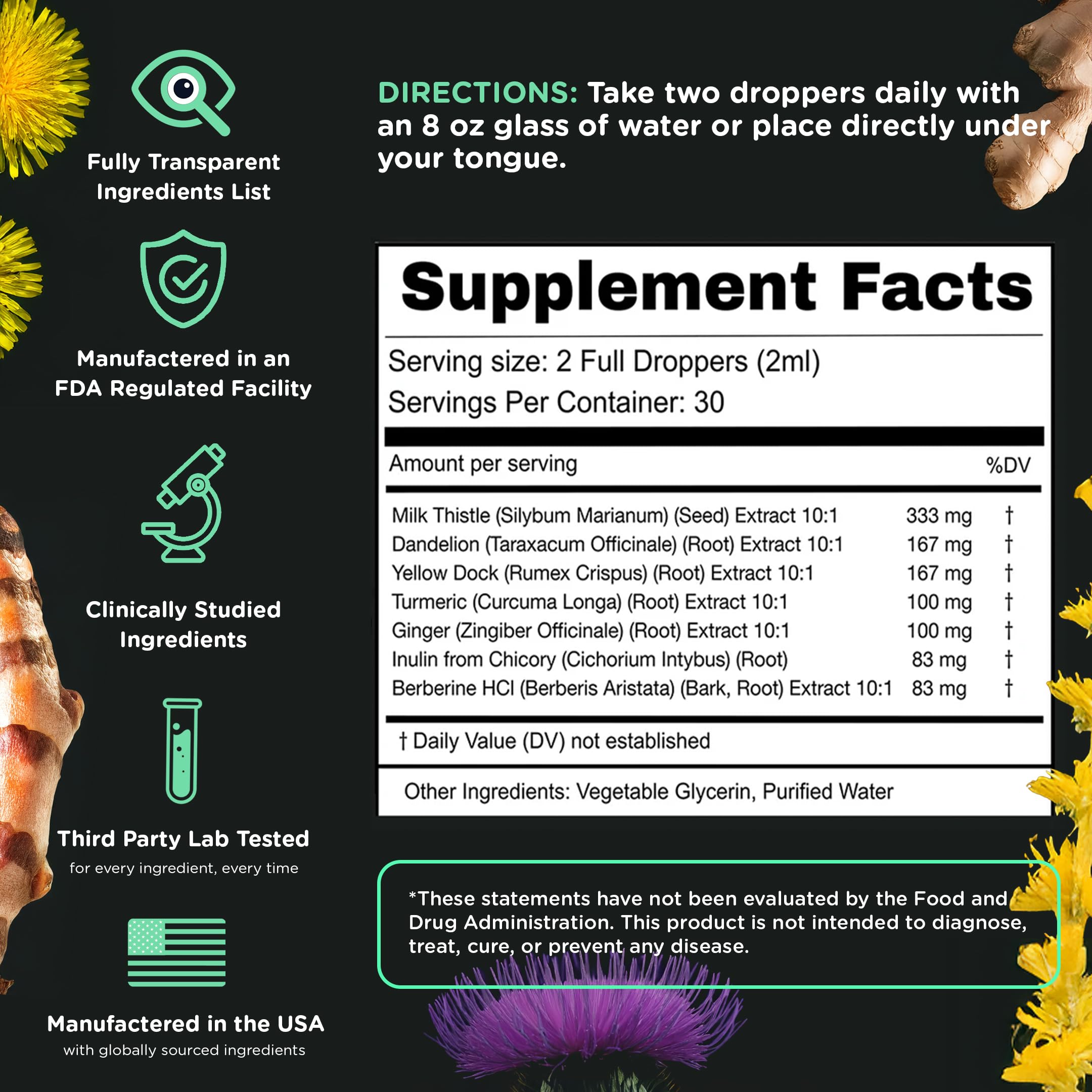 SuperBonsai embalaje y etiqueta cerca con ingredientes y certificaciones