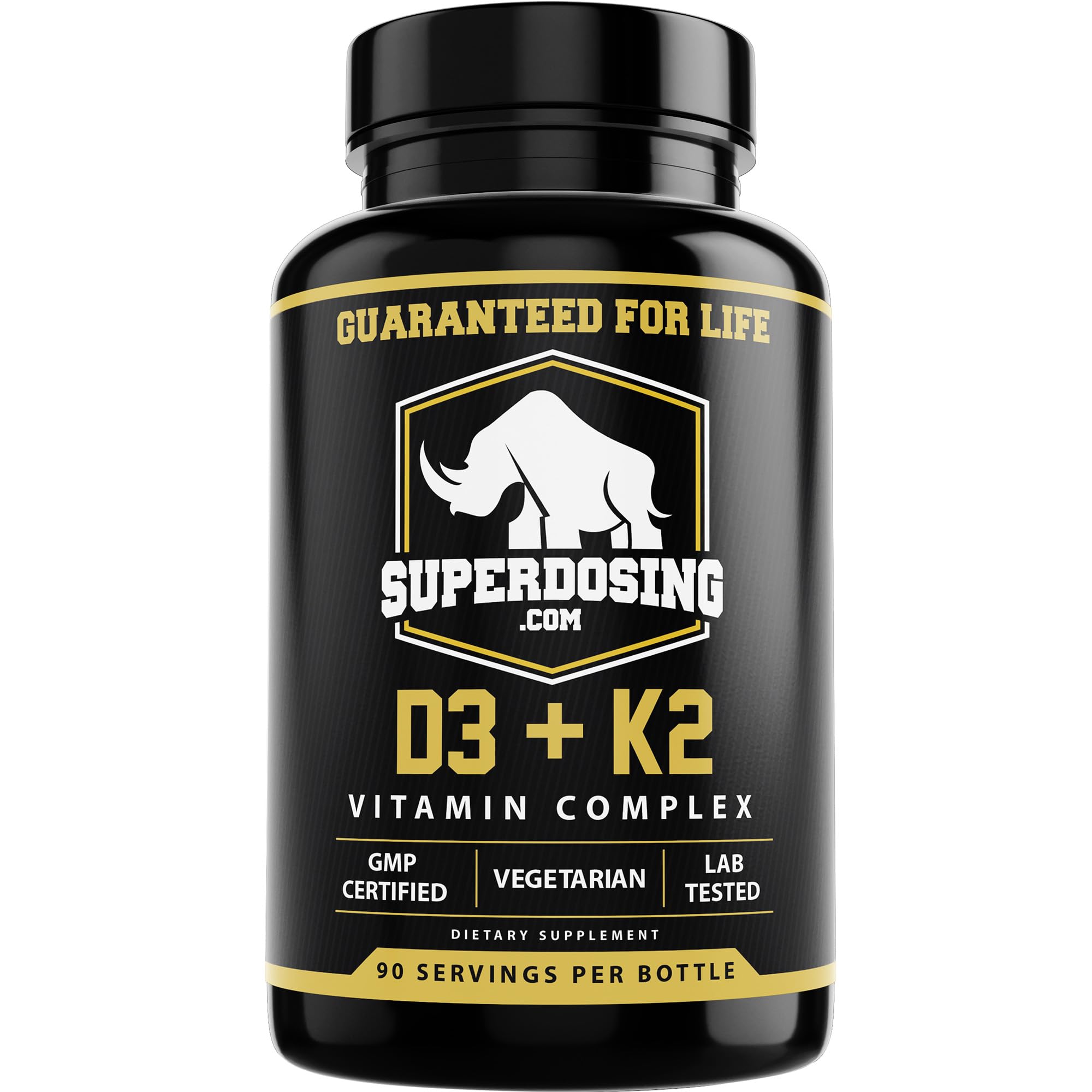 SuperDosing.com frasco frontal mostrando 90 cápsulas y dosis diaria