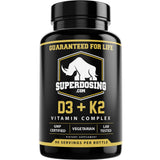 SuperDosing.com frasco frontal mostrando 90 cápsulas y dosis diaria