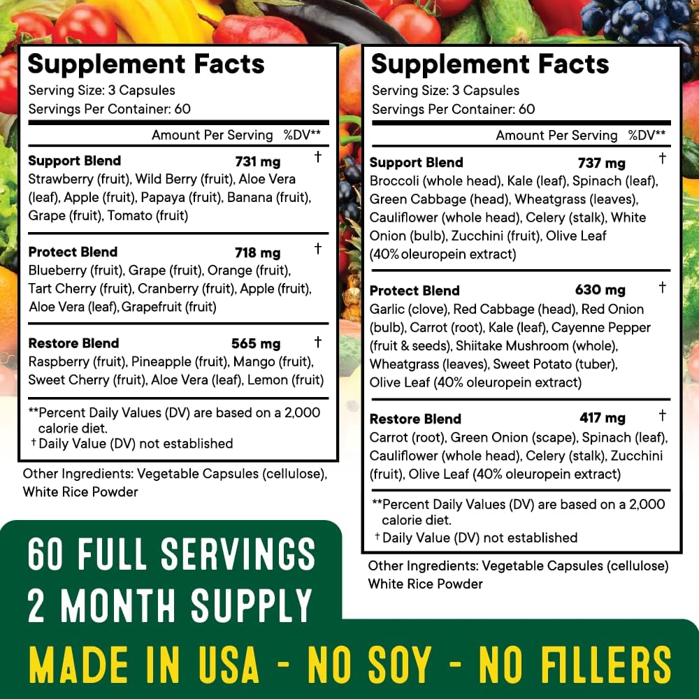 Superfood MD textura de las cápsulas mostrando apariencia y pureza