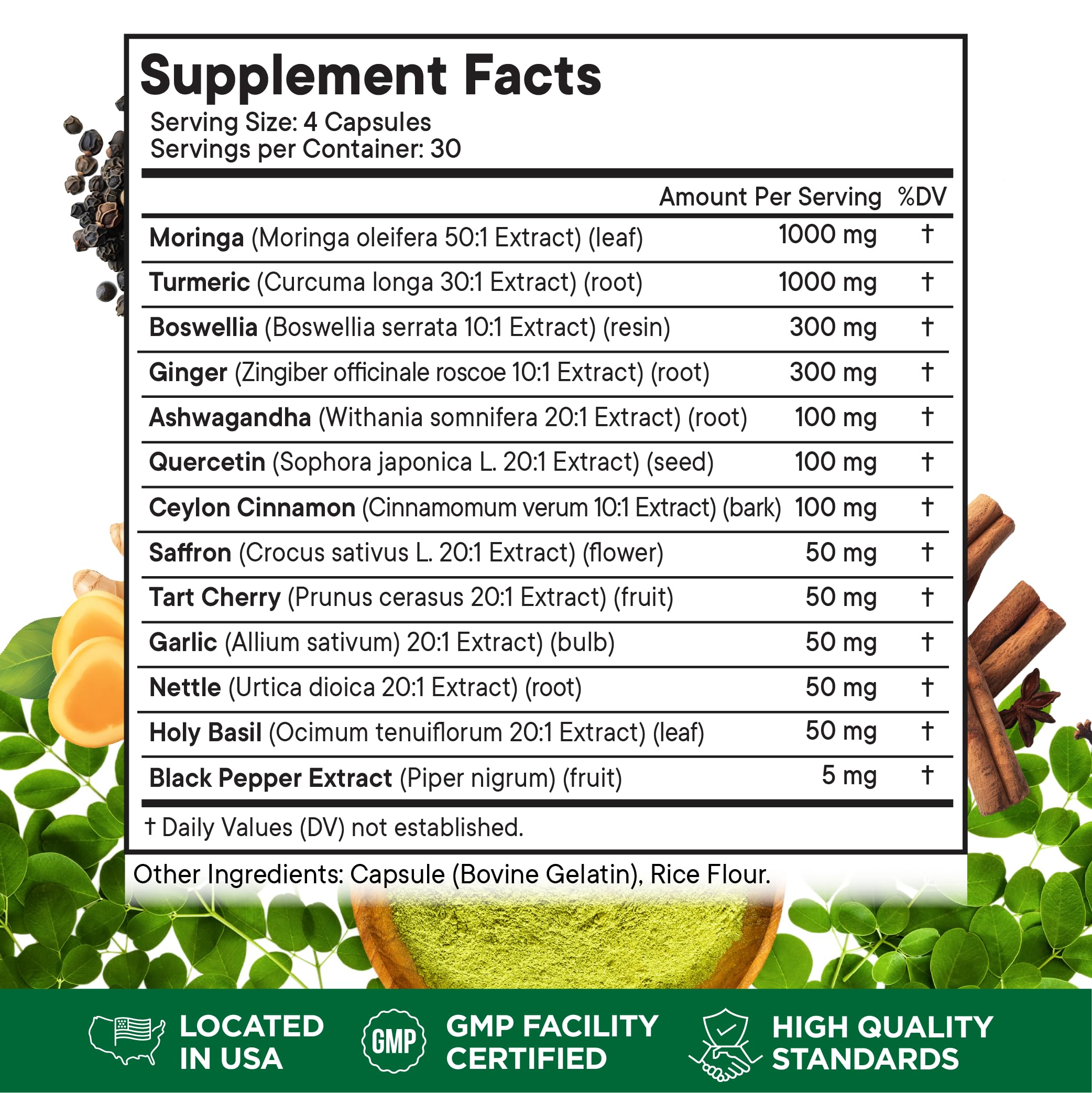 Superfood MD detalle de cápsulas con textura y potencia visible