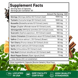 Superfood MD detalle de cápsulas con textura y potencia visible