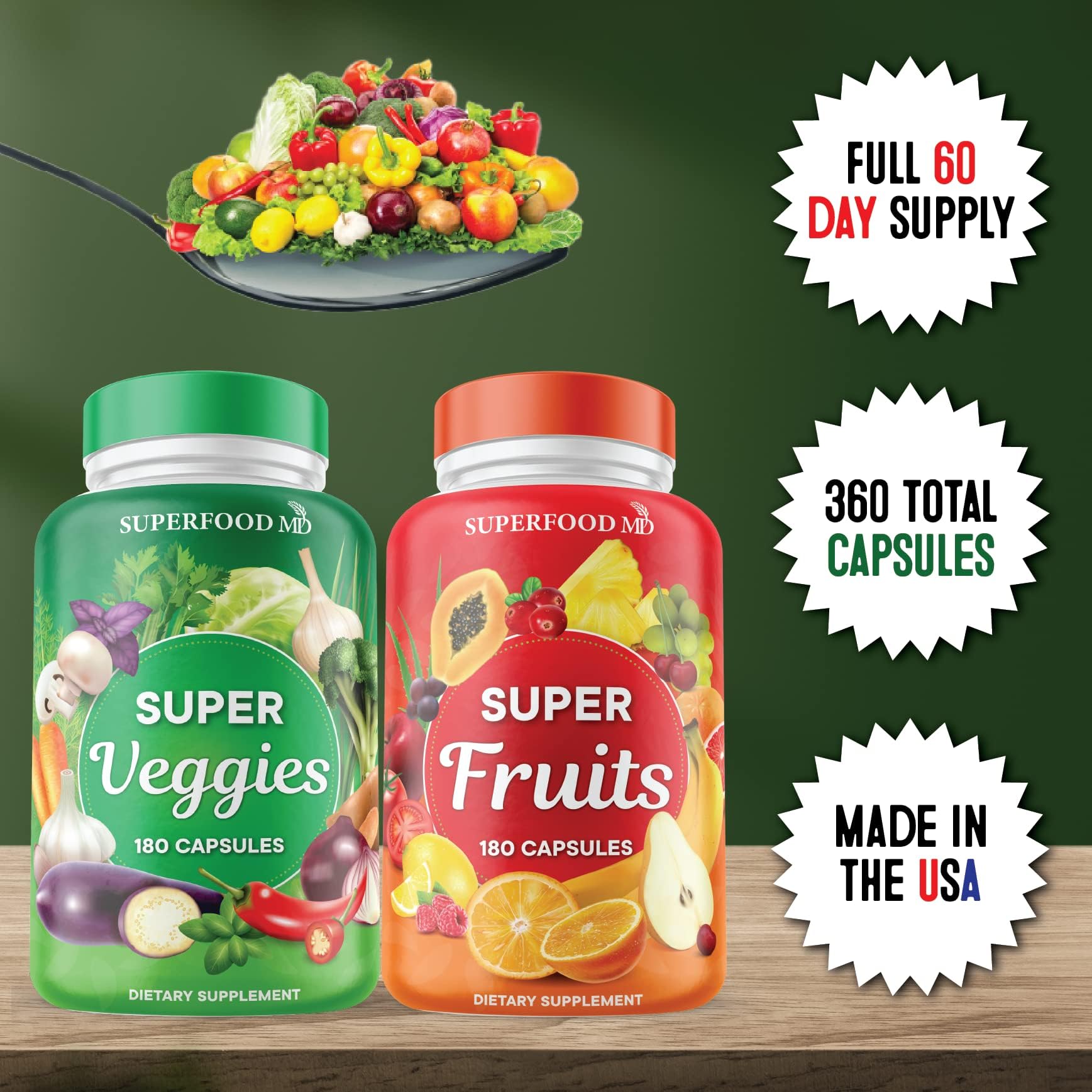 Superfood MD cierre doble sellado para protección y frescura