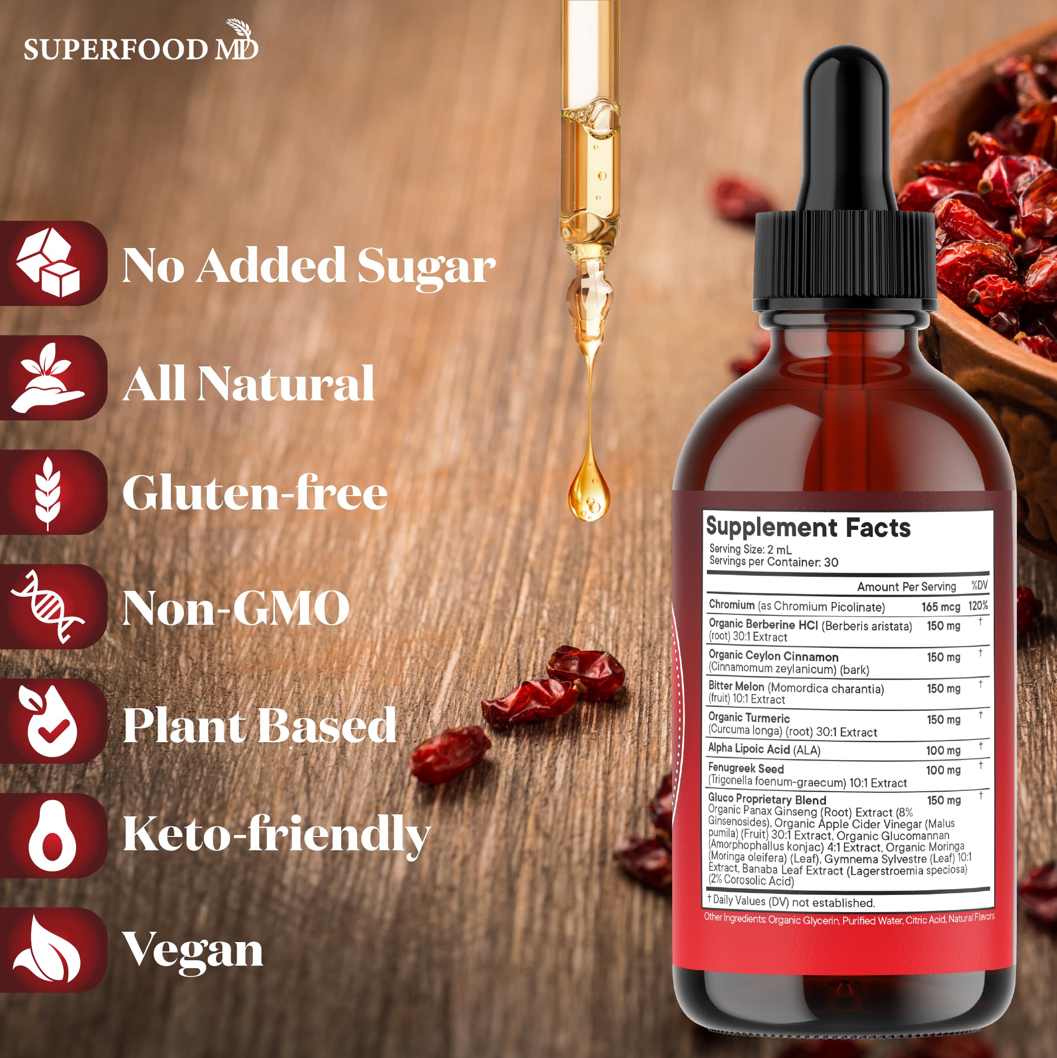 Superfood MD en mesa de desayuno sugiriendo integración cotidiana en bebidas