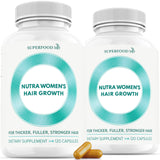 Superfood MD frente del envase mostrando la marca y beneficio para cabello