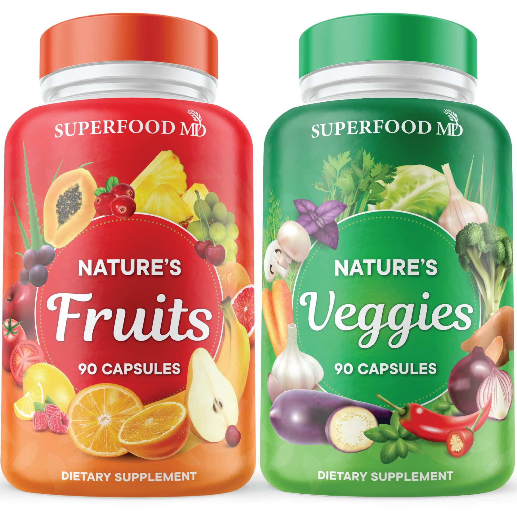 Superfood MD vista frontal del envase mostrando diseño y cantidad
