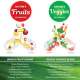 Superfood MD ingredientes naturales frutas y verduras en mesa