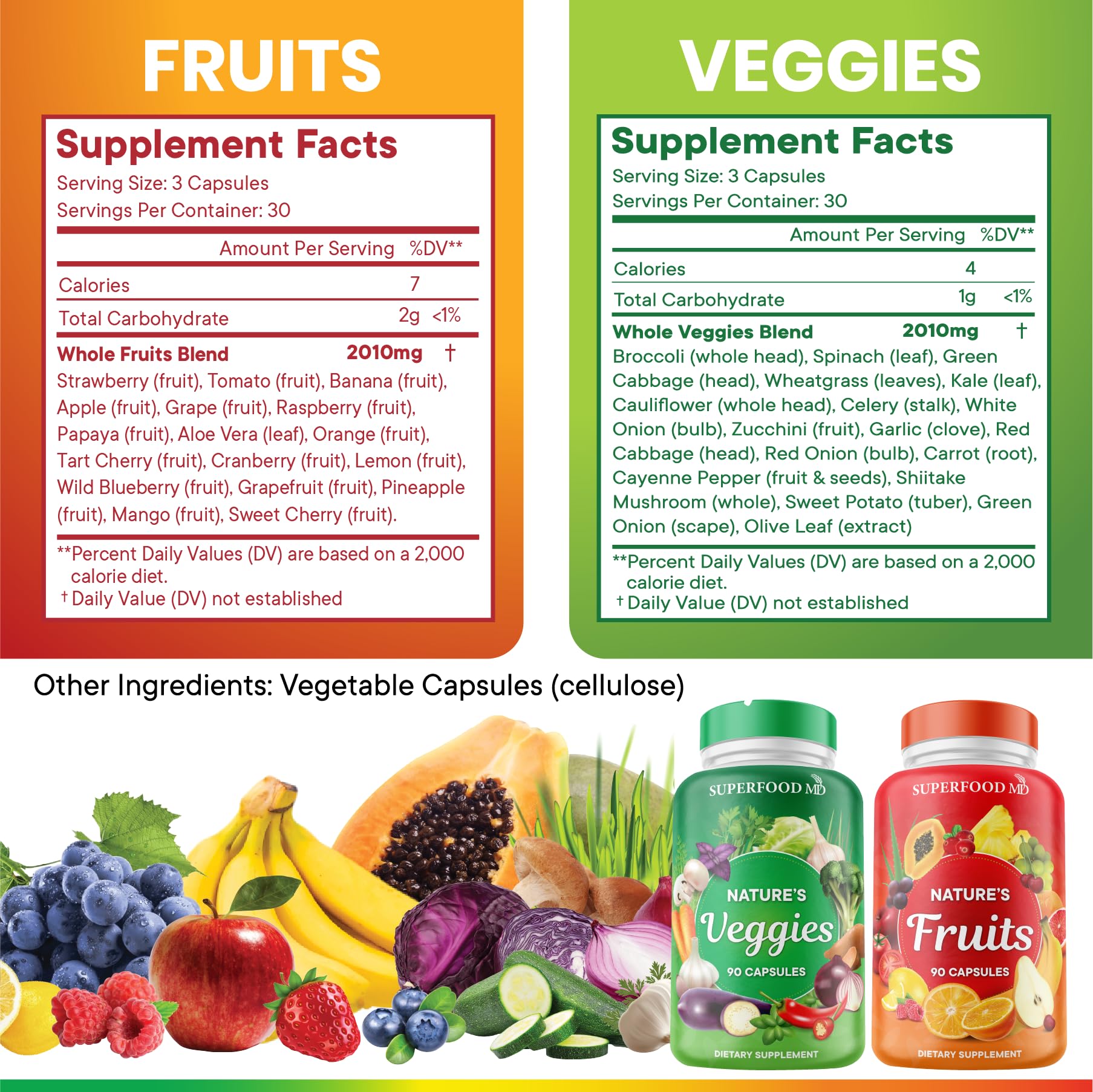 Superfood MD polvo de la mezcla mostrando color y textura natural