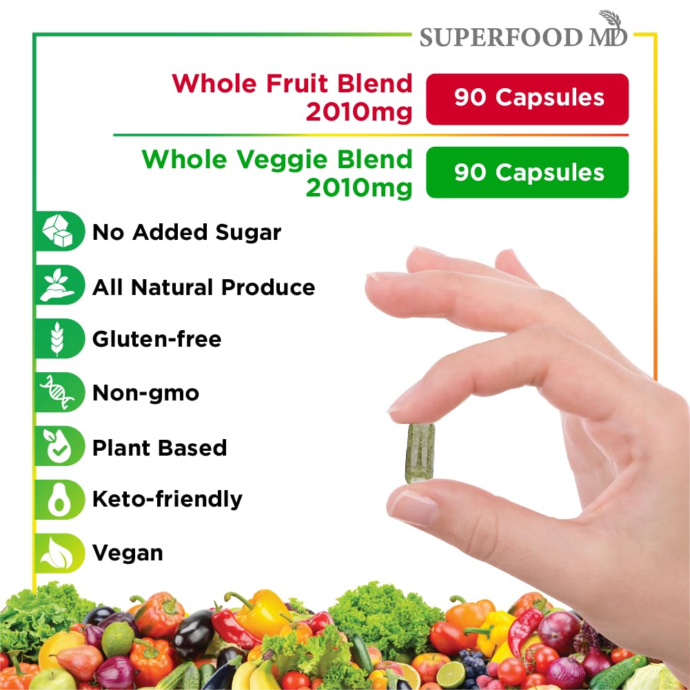 Superfood MD frasco en bolsa de viaje ideal para rutinas móviles