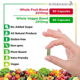 Superfood MD frasco en bolsa de viaje ideal para rutinas móviles