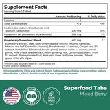 Superfood Tabs preparando bebida en oficina, uso diario fácil