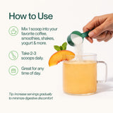 Supergut polvo integrado en batido matinal ideal para rutina rápida