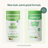 Supergut en mesa de desayuno saludable, complementa rutina matinal