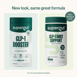 Supergut etiqueta nutricional que destaca 6 g de fibra por porción
