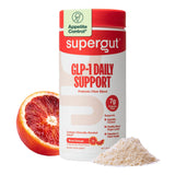 Supergut frente del empaque mostrando sabor Blood Orange y beneficios