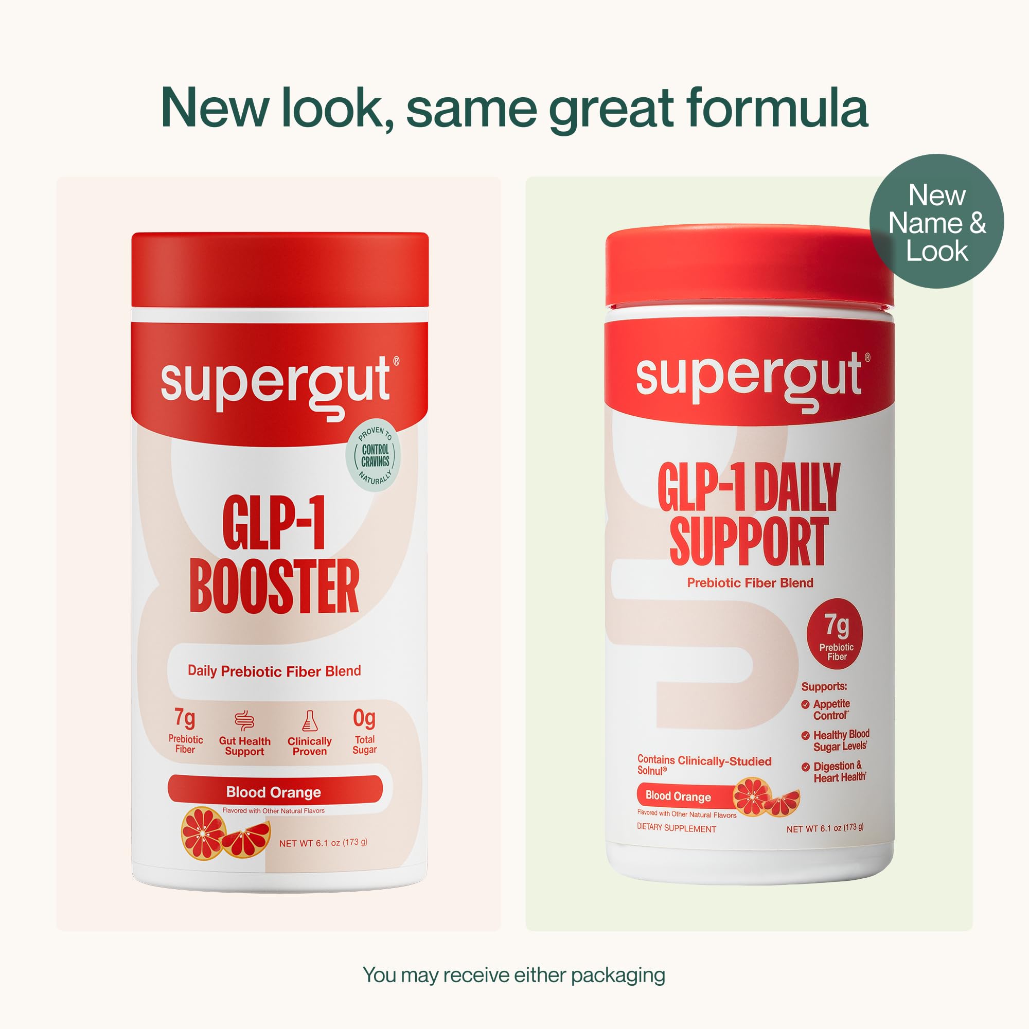 Supergut producto en mesa con fruta sugiriendo consumo saludable