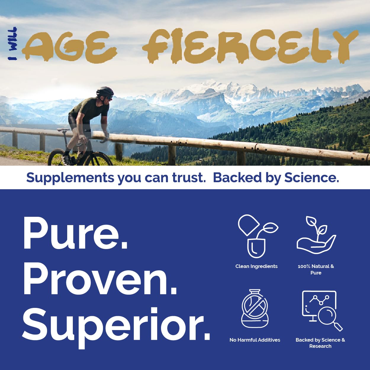 Superior Labs cápsula junto a regla para comparación de tamaño real