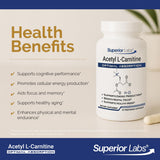 Superior Labs etiqueta lateral con información de ingredientes y dosis
