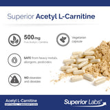 Superior Labs polvo cercano destacando textura y apariencia pura