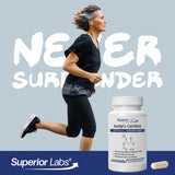 Superior Labs cápsula junto a desayuno para uso diario práctico