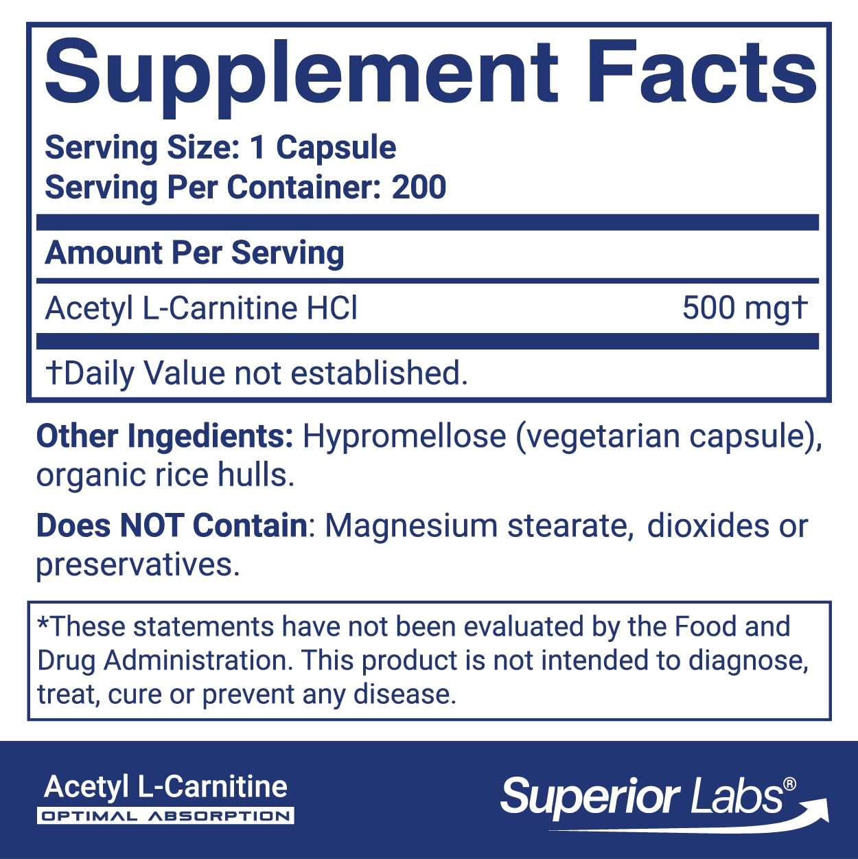 Superior Labs cápsulas a granel enfocadas en forma vegana y dosificación clara