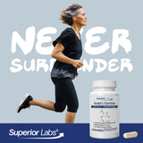 Superior Labs cápsulas en bol mostrando suplemento listo para uso diario