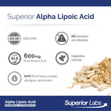 Superior Labs cápsula junto a moneda para comparar tamaño y dosificación