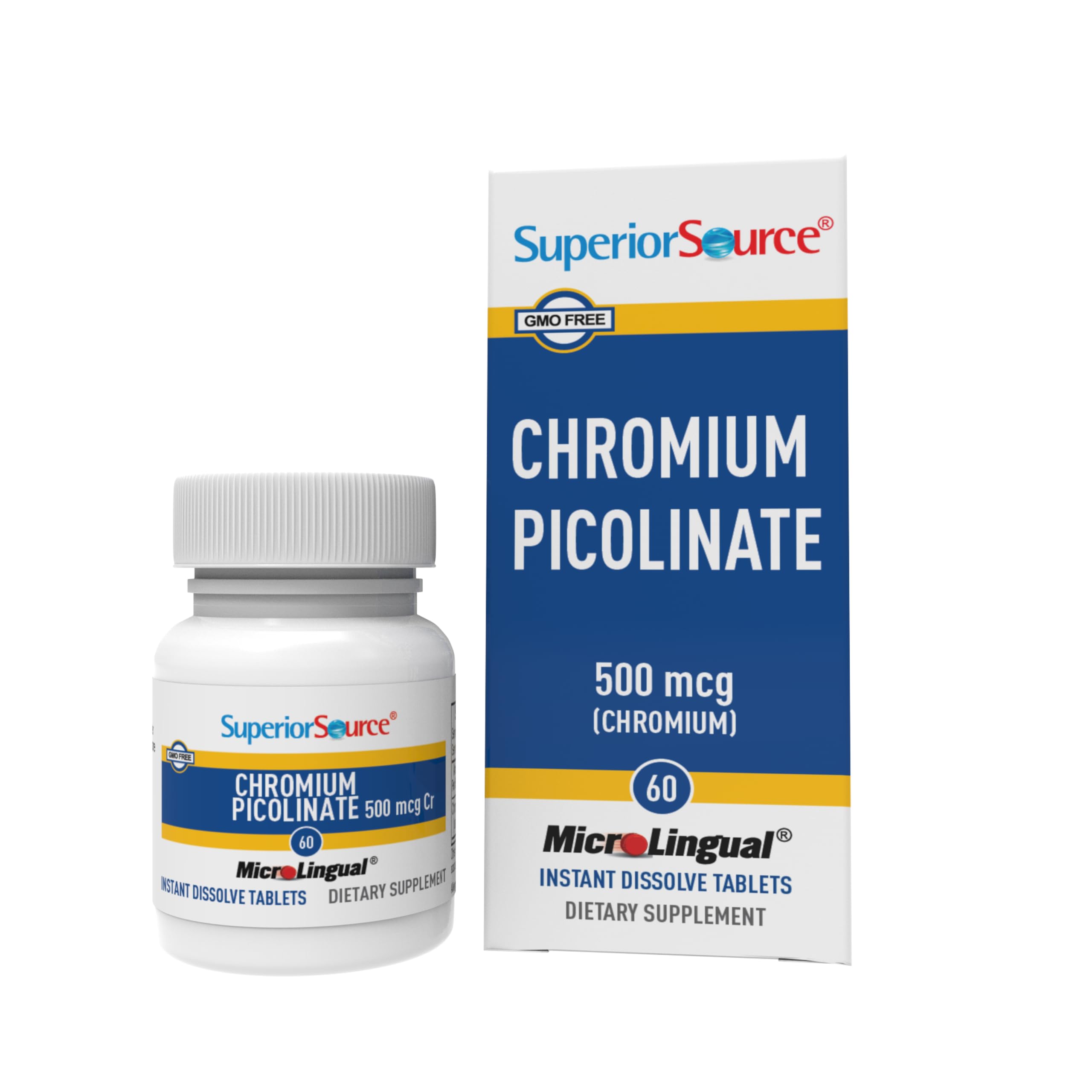 Superior Source frasco frontal mostrando etiqueta clara y beneficio de apoyo metabólico