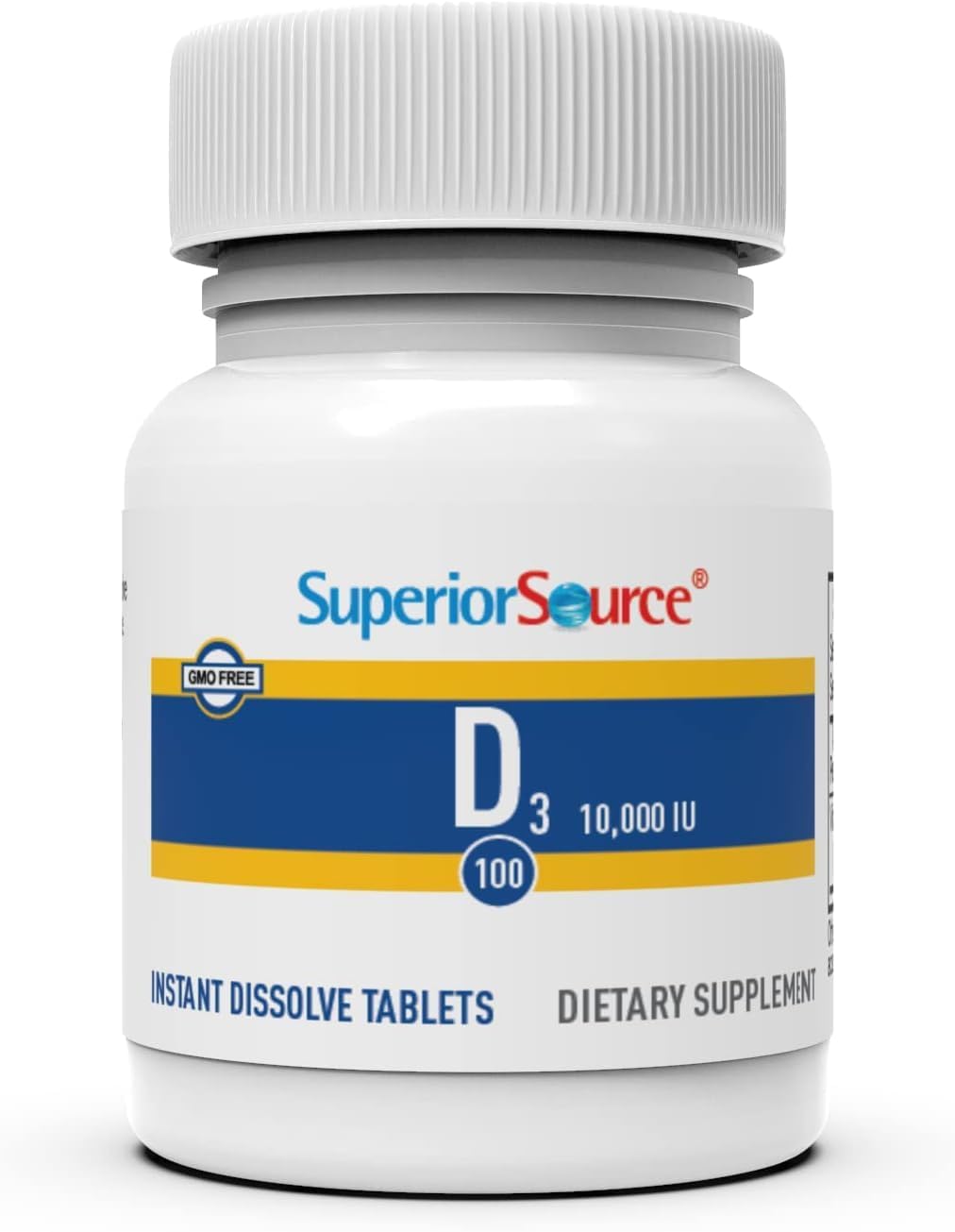 Superior Source tabletas disolviéndose ilustrando rápida absorción sublingual
