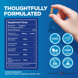 Supermed Research 120 cápsulas veganas para enfoque y memoria