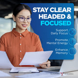 Supermed Research envase sobre mesa de estudio inspira productividad