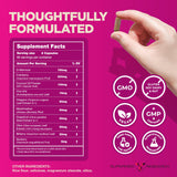 Supermed Research etiqueta con lista de ingredientes botánicos y dosificación