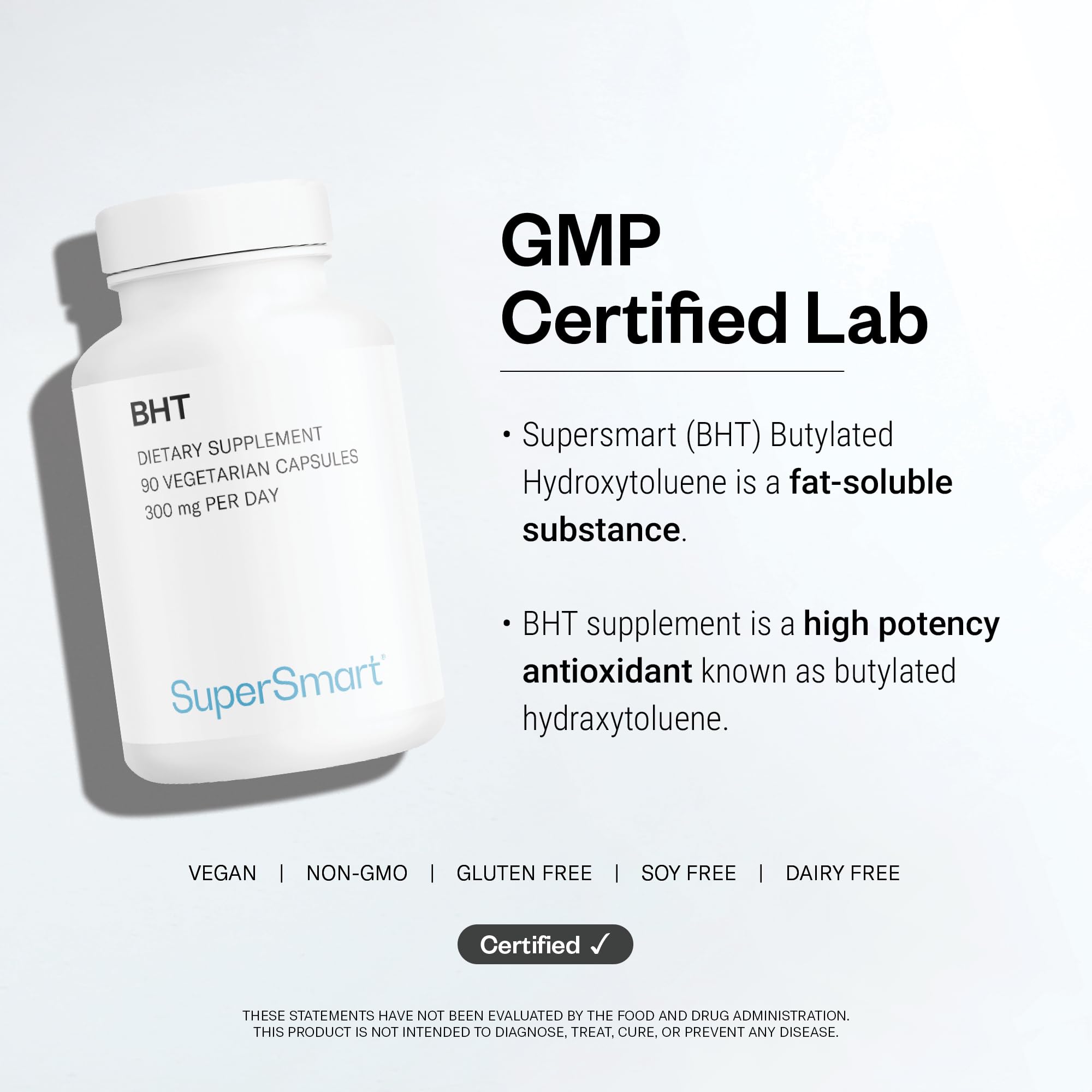 Supersmart etiqueta nutricional legible con composición y dosis