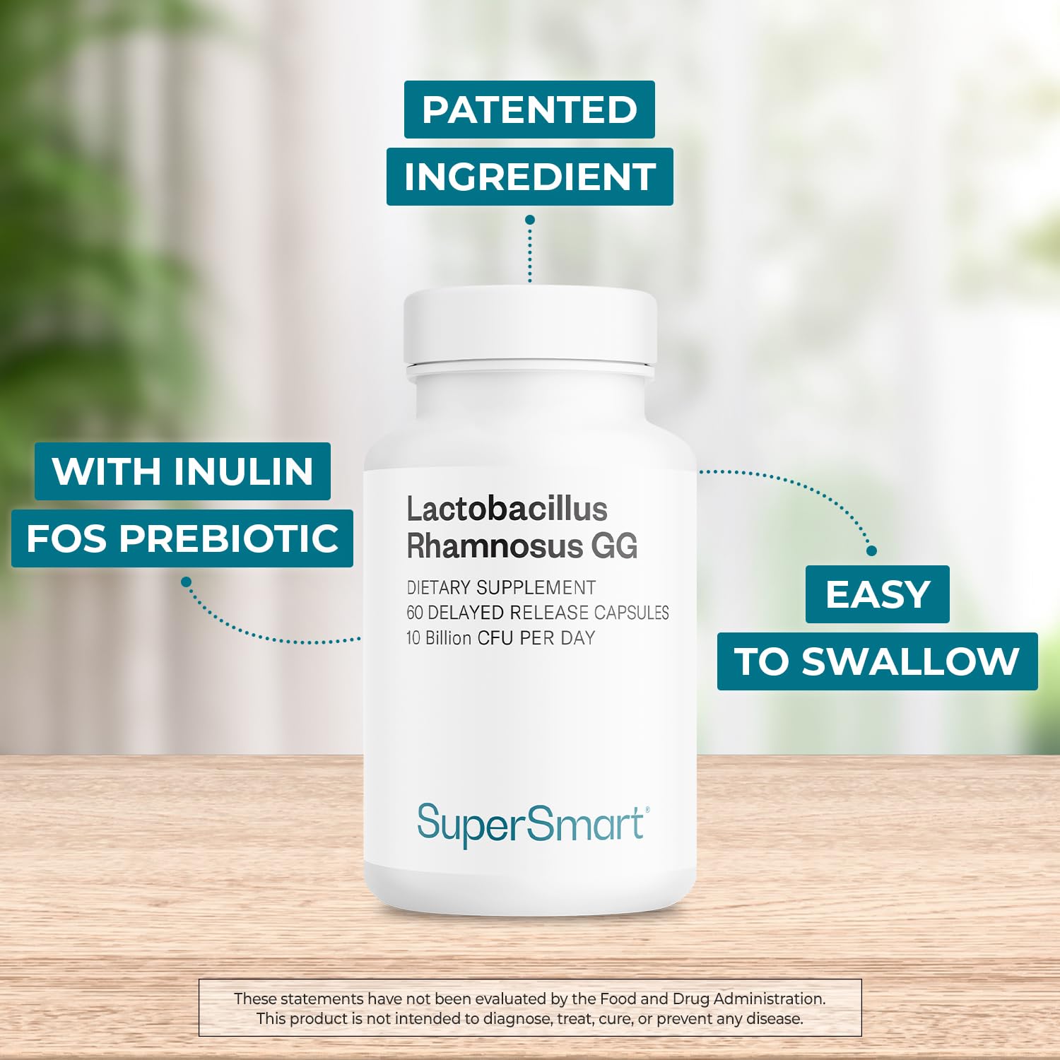 Supersmart detalle de cápsula DR mostrando recubrimiento gastro-resistente y protección