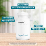 Supersmart primer plano de cápsula vegetal y textura, claridad sobre ingredientes
