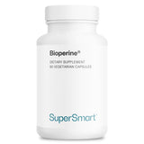 Supersmart envase frontal Bioperine mostrando la presentación y beneficio de absorción