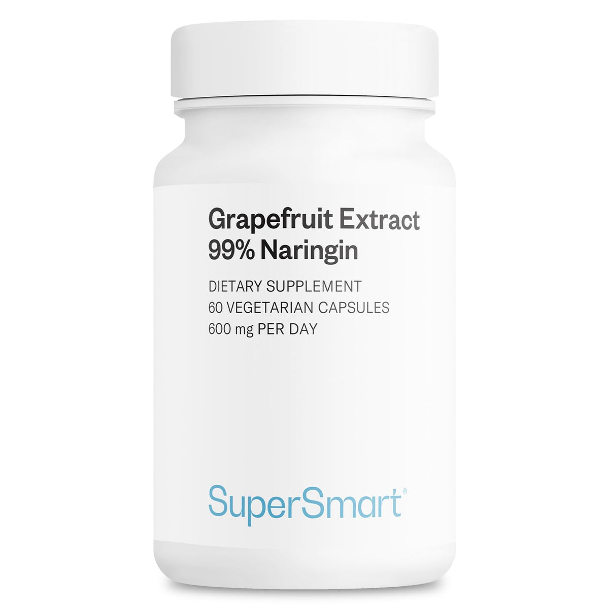 Supersmart envase frontal mostrando 60 cápsulas y marca, confianza de calidad