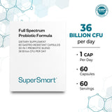 Supersmart primer plano de cápsula vegetal destacando pureza
