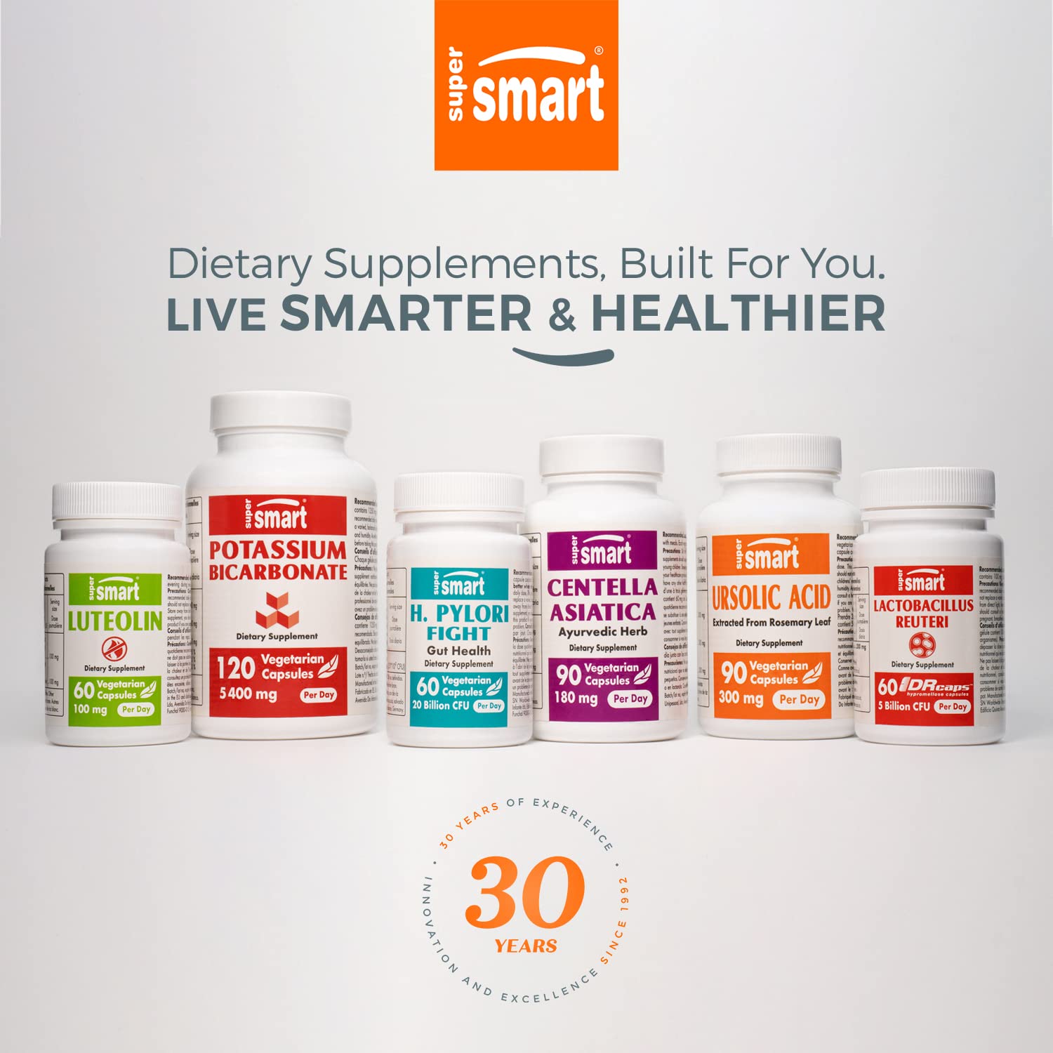 Supersmart producto junto a desayuno ilustrando uso diario sencillo